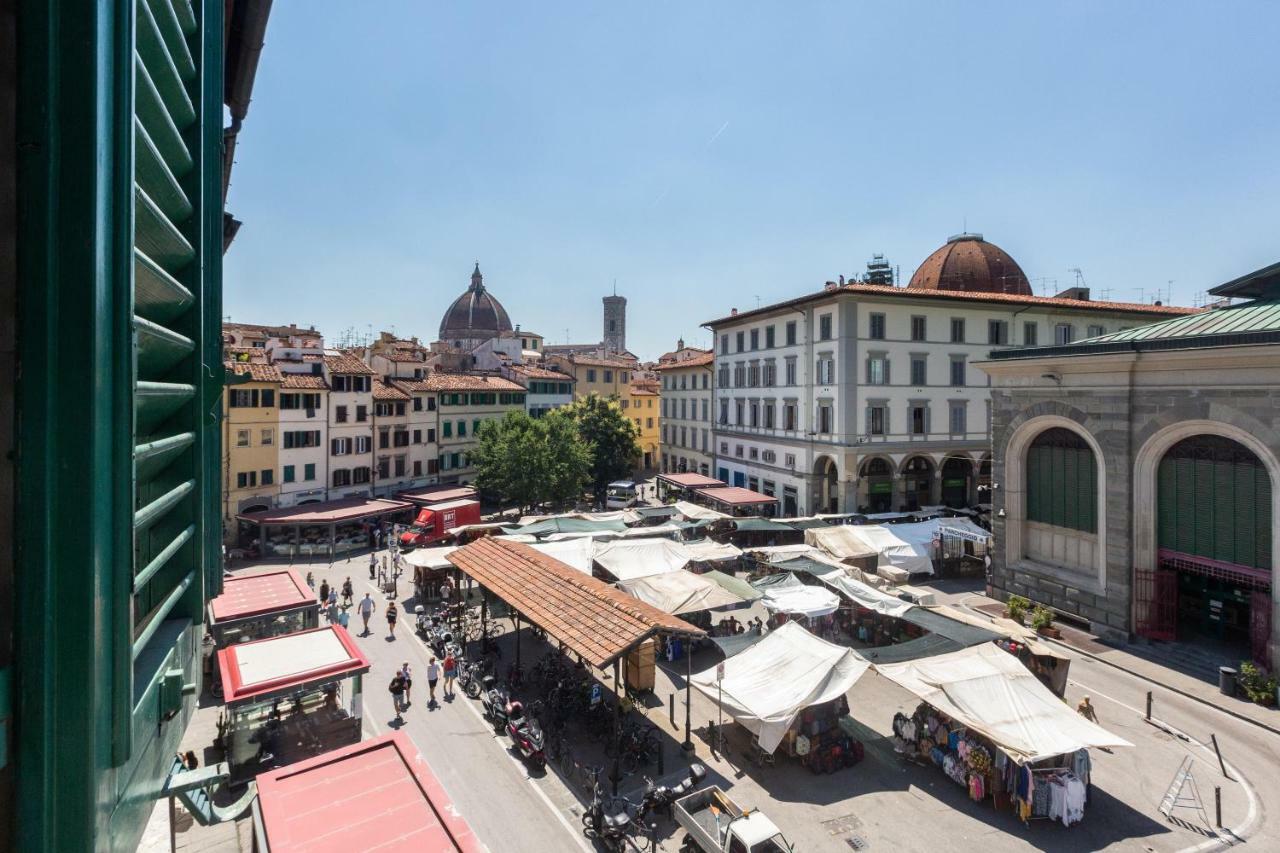 Piazza Del Mercato Centrale Florens Exteriör bild